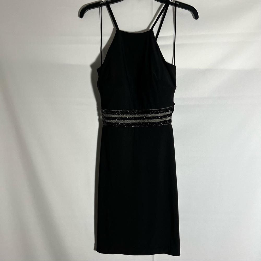 Strappy black little dress size 7 juniors